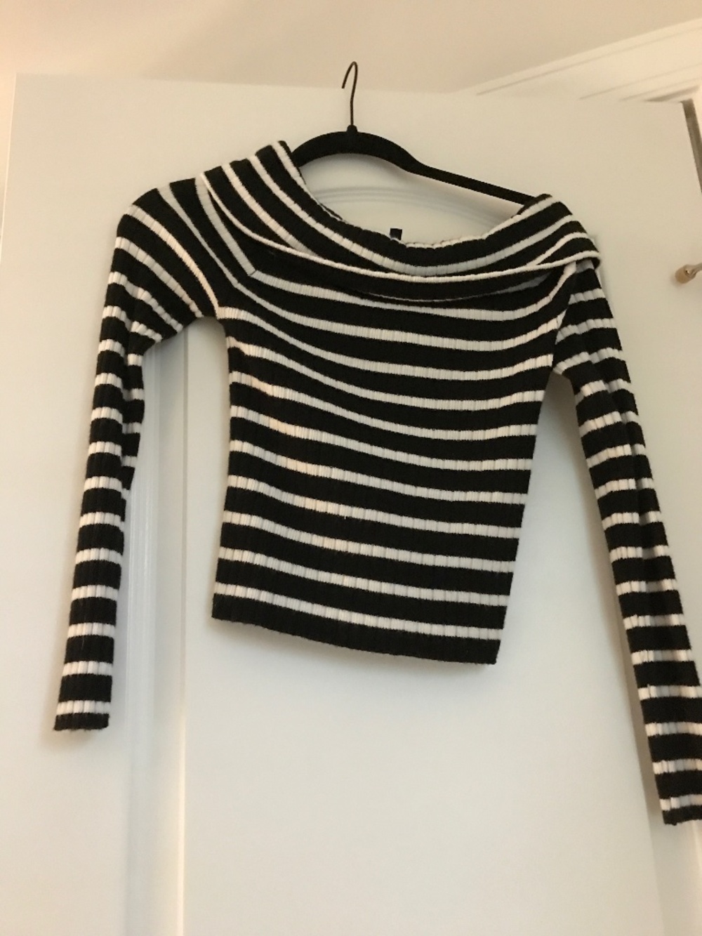 Anthropologie off the shoulder sweater